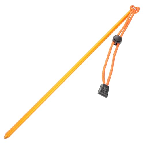 Ciieeo Sonda de Buceo Multifuncional de Aleación de Aluminio Ligera Cordón de Seguridad Golpeador de Botellas Subacuático para Exploración y Accesorios de Buceo 1 Unidad Color Dorado