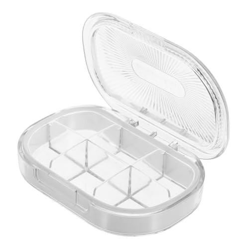 HOMOCONO 6角 品保管箱 ちいさ ピルケース pill case pillbox box 保有者 主催者 ナイアシンアミド 場合 錠剤容器 キャリア ホルダー PC
