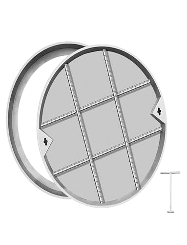 Grille de caniveau anti-obstruction en inox dissimulée pour évacuation des eaux de pluie