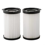 Accarugty Confezione da 2 filtri di ricambio per aspirapolvere senza fili Turbo Tronic Tt-Vs6, D600, D601, V600 e 356277, filtrazione ad alta efficienza per peli di animali domestici