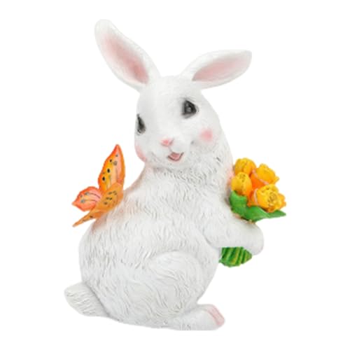 Lampe solaire lapin pour illuminer vos soirées d'été et décorer la pelouse du jardin