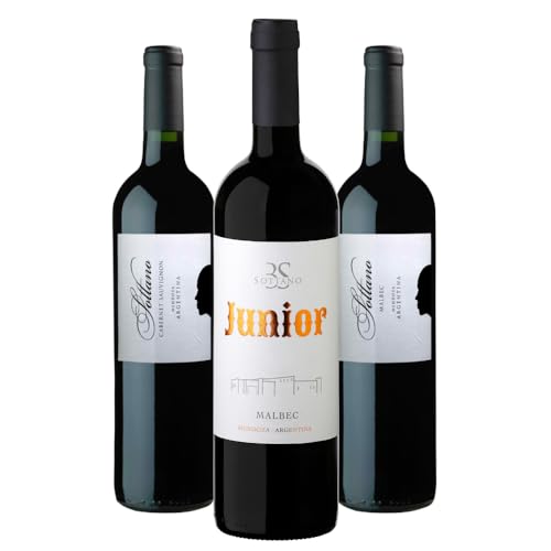 Kit Vinhos Sottano: Cabernet Sauvignon, Malbec, Junior Malbec