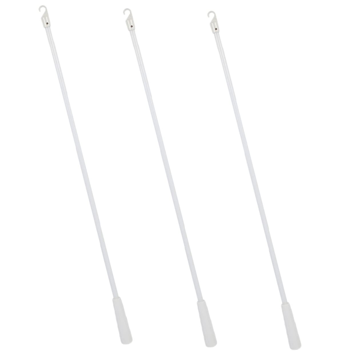 IMIKEYA Lot De 3 Tringles À Rideaux Accessoires pour Store Inclinable avec pour Stores De Fenêtre Élégants Et Faciles À Utiliser 3 Pièces X 3