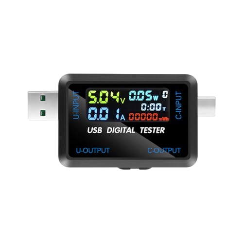 EAJORN Type C USBeX^[ J[XN[ LCD fW^}`[^[AUSB C dddv Av {g dv o