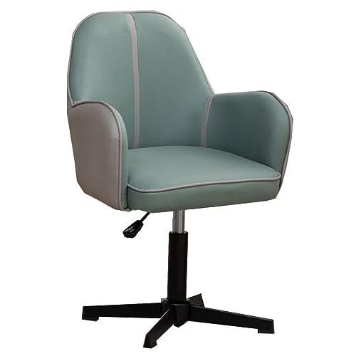 Chaise de bureau ergonomique en cuir synthétique vert avec dossier confort - 2