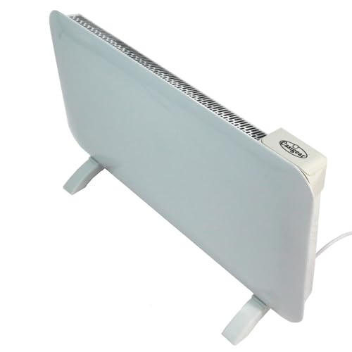Easigear Electric Panel Heater, 2000W, Wall Mounted or Free Standing with Timer and Thermostat, White