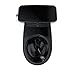 TOTO Drake Two-Piece Round 1.28 GPF Universal Height TORNADO FLUSH Toilet with CEFIONTECT, Ebony - CST775CEF#51
