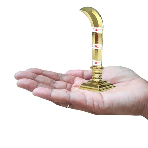 Image of Anciently Karuppasamy Aruval for Car Dashboard | Karuppasamy Aruva Idol, Metal, 1 Piece