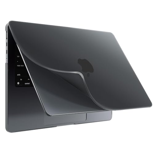 Image of BlueSwan Case Compatible for MacBook Pro 16 inch M5 2026 2025-2021 M4 M3 M2 M1 Pro /Max Chip,A3429 A3428 A3403 A3186 A2991 A2780 A2485,Anti-Scratch Flexible Laptop Cover with Grippy Matte Texture,Black