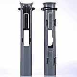 Rod-Runner Fishing Rod Holder | Closed for Spinning and Fly Fishing Reels | Gray