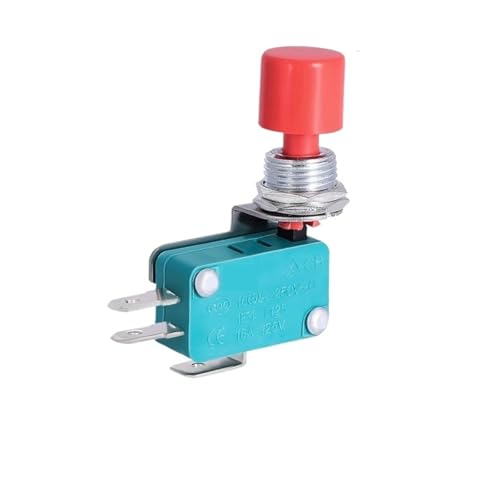 Bouton-poussoir momentané 12mm DS-438 R 4.8mm interrupteur 16A 250V
