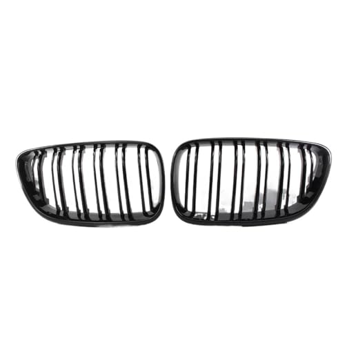 Rejilla delantera de doble listón negro brillante para Serie 2 F22 F23 F87 M2 4