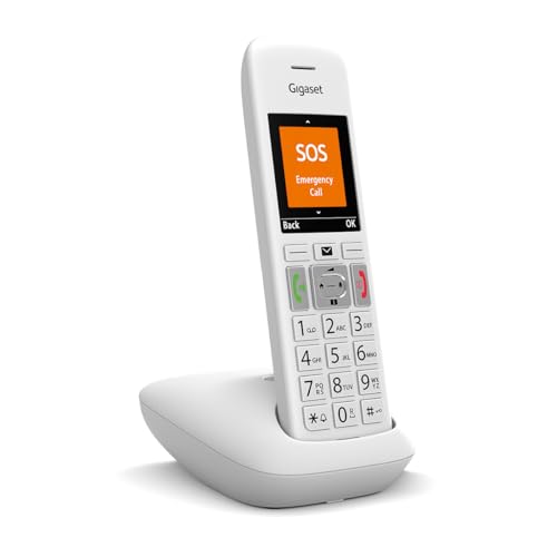 Téléphone seniors avec gros boutons Gigaset E390 et son amplifié