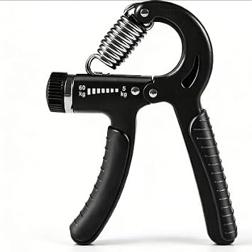 Grip Strength Trainer, Hand Grip Exerciser Strengthener with Adjustable Resistance 11-132 Lbs 5-60kg, Forearm Strengthener, Hand Exerciser for Muscle Building and Injury Recover