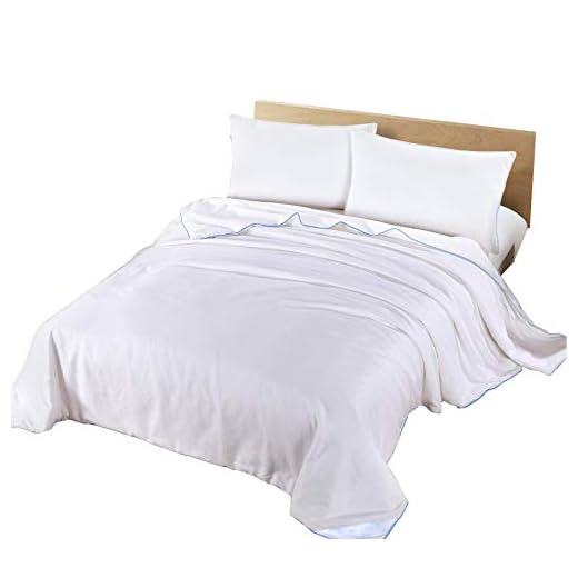 Silk Camel Luxury Comforter Filled with 100% Natural Long Strand Mulberry Silk for Summer - Queen Size