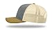 Joe's USA Richardson 112 Trucker Hat - Premium Adjustable Snapback Hats-OSFM-Heather Grey/Birch/Amber Gold
