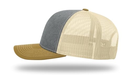 Image of Richardson 112 Trucker Hat - Premium Blank Baseball Cap, Adjustable Snapback Hat - Structured Six Panel Richardson Blank Hats