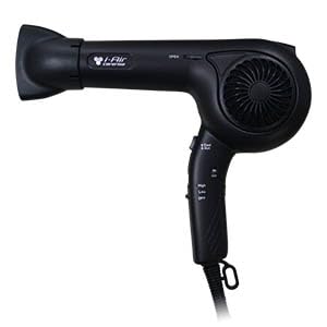 ドライヤー アイエアー ケアライズ ヘアドライヤー マットブラック  ダメージ 軽減 温風 冷風 優しい 髪 ヘアケア 強力 風量 調節 2段階 プロ仕様