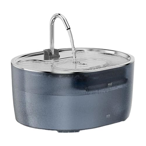 Fuente de agua automática para gatos de acero inoxidable