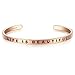 Produktbild Nahla Damen-Armreif Life is beautiful Edelstahl rosévergoldet ca. 16-21 cm - Frauen-Armbänder rosegold Statement-Schmuck mit Gravur kombinierbar Das Leben ist schön