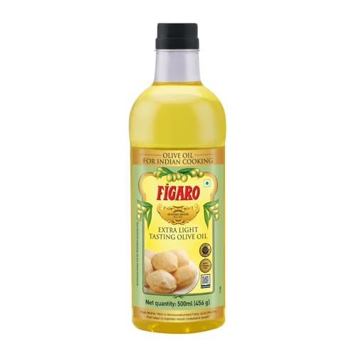 Image of Figaro Extra Light Tasting Olive Oil- Ideal for All Indian Cooking- Suitable for Deep Frying- Imported from Spain- 500 ml