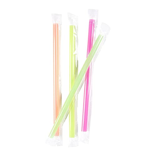 Pajillas Juvale para Smoothies multicolor, 100 unidades, 25.4 cm miniatura 6