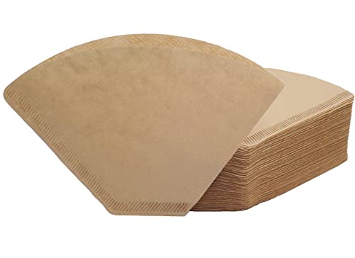 200 Count Unbleached Natural Paper Cone Coffee Filters for 8-12 Cup Makers