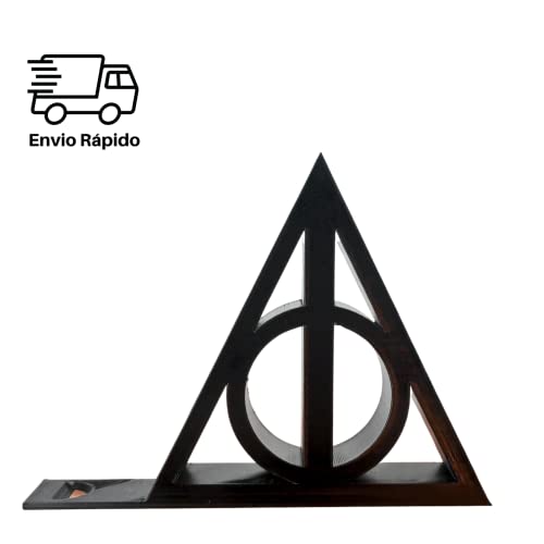 Suporte de Varinhas Formato Reliquias da Morte