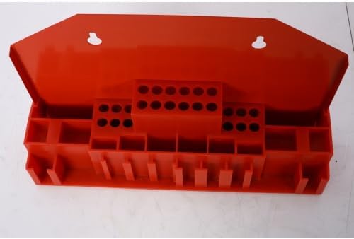 58Pc T-Slot Clamping Kit Mill Machinist Set With T-slot cleaner and Tightening Wrench (5/8 Table Slot 1/2-13 Stud Size) (Red)