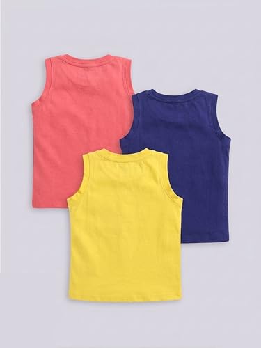 Image of Amazon Brand - Jam & Honey Boys Cotton Graphic Printed Half Sleeves T-Shirt | Regular Fit | Soft & Breathable (Available in Pack of 3 & Pack of 5) (2 to 8 Years)