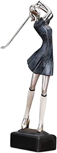 Joylern Golfer Figurine Sports Sculpture Resin Statue Abstract Crafts Ornaments For Office Home Decor - Women #TOP8