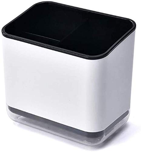Image of HARI - Spoons Shovel Organizer, Double Layer Home Cutlery Drainer Basket, Chopsticks Tableware Storage Utensils Holder Box (Black)