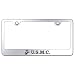 US Marine Corps Laser Etched Chrome Frame Mirror Chrome License Plate Frame
