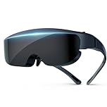 Denash AR Brille, 1080P OLED Display, 3000Nit ultrahell, Maximal 400" Großer Virtueller Bildschirm, 0–600° Myopie-Einstellung, XR Brille für Immersives Erlebnis für & Android