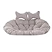 Coussin de Fauteuil Suspendu Impermeable, Coussin de Chaise Oeuf Suspendu de Jardin/Exterieur, Coussin pour Fauteuil Osier/Rotin Suspendu Oeuf 2 Personnes, Coussin de Siege Balancoire, (Color:#1)