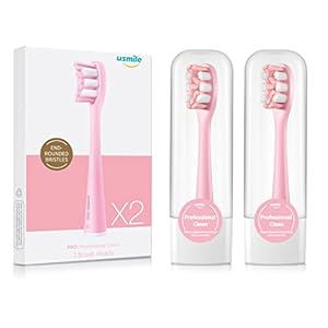 usmile Tandenborstel Vervanging Head Pro Clean Roze 2 Stks