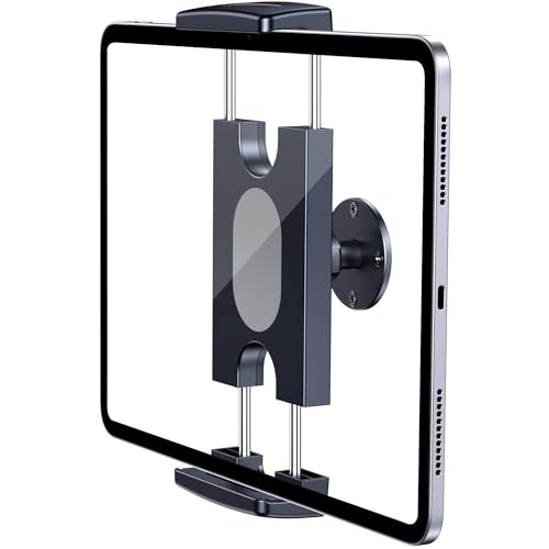 CreaDream Support Mural pour Tablette - Réglage à 360° - Support Mural avec Base en métal - Compatible avec iPad Pro, Mini, Air, téléphones, Tous Les...