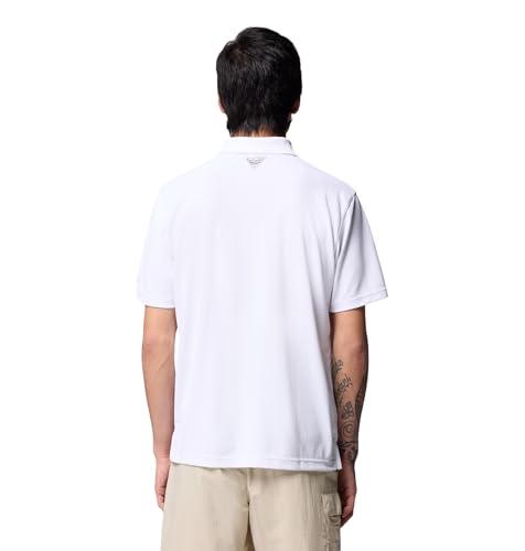 Columbia Men's PFG Freezer Polo, White, X-Large - image 2