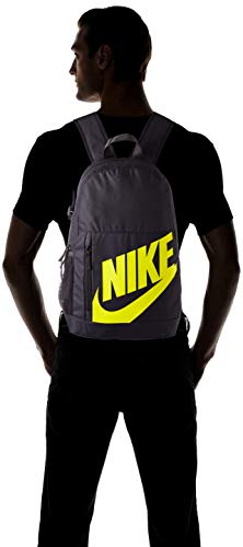 Image of Nike Youth Nike Elemental Backpack - Fall'19, Oil Grey /Thunder Grey /Dynamic Yellow, Misc