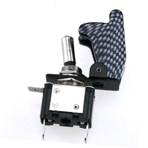 MAGICLULU 12v 20a Led Toggle Ignition Cover Indicator for Racing Cars Motor Vehicles Yachts
