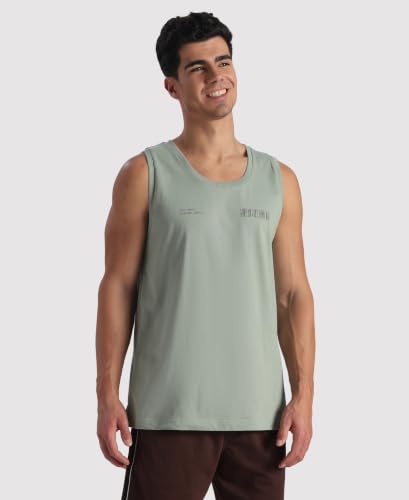 Image of Jockey 9928 Men Super Combed Cotton Rich Graphic Printed Tank Top