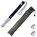 Telescopic Blind Cane - Titanium Alloy Folding Climber Cane That, for The Blind or Visually Impaire, Lnclude Nylon Bag + Optional Crutch tip(C,138cm/54.3in)