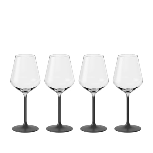 Villeroy & Boch - Manufacture Bicchiere Da Vino Bianco Set di 4 Trasparente, Bicchieri Design, Calice Vino Bianco, Cristallo