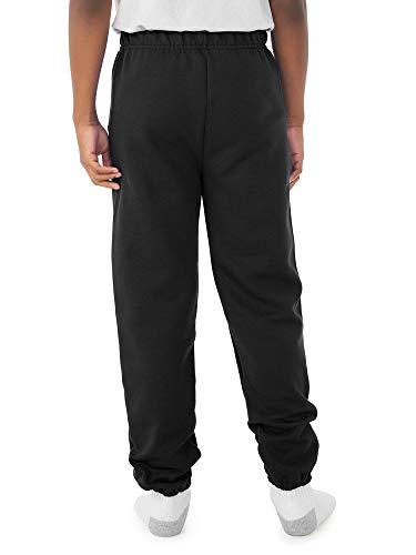 Image of JERZEES Youth Nublend Fleece Sweatpants without Pockets, Covered Elastic Waistband, Cotton Blend, Sizes S-XL