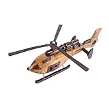 Photo Gallery pawwjoy decorazione elicottero in legno per scrivania e mensola, modello vintage a biplano aliante con eliche rimovibili, aereo retrò da 30,5 cm, da collezione, stile b Photo Gallery pawwjoy decorazione elicottero in legno per scrivania e mensola, modello vintage a biplano aliante con eliche rimovibili, aereo retrò da 30,5 cm, da collezione, stile b