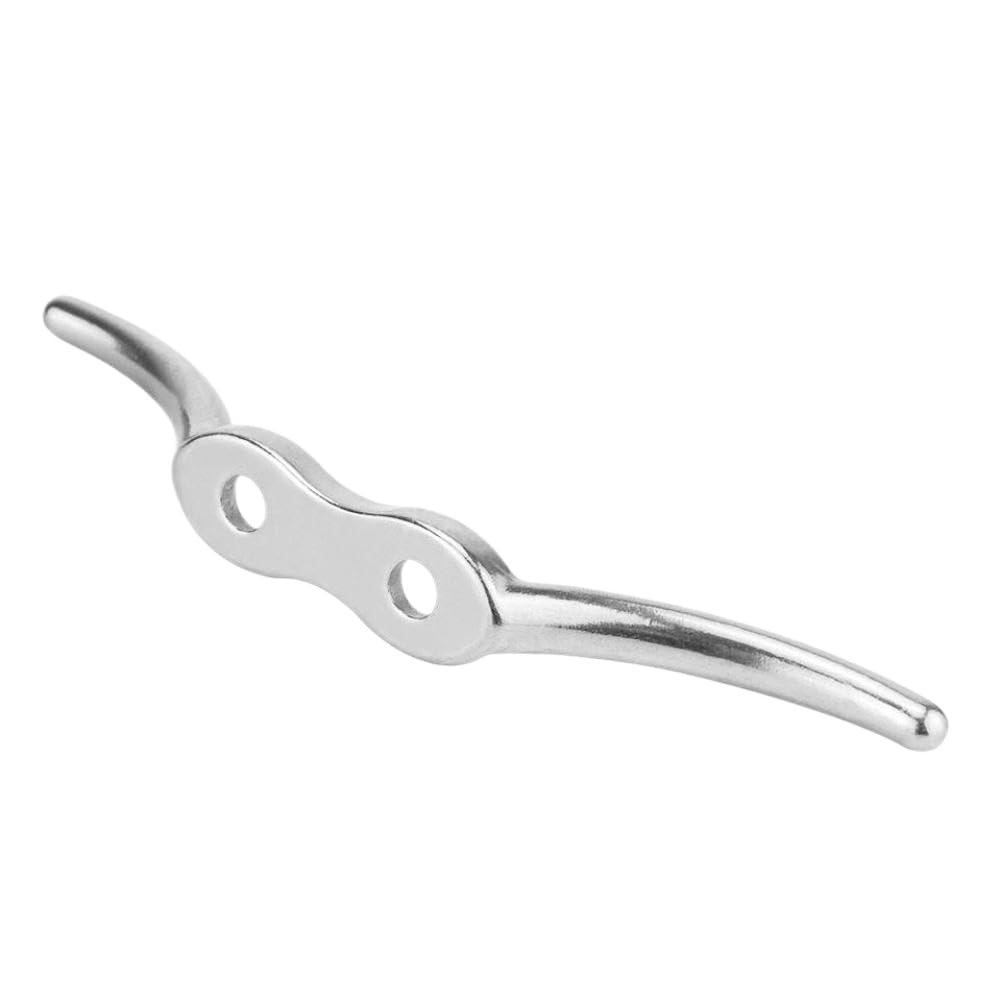 Gancio per Bitta per Corda per Asta Bandiera in Acciaio Inossidabile 316 da 6 Pollici 150 mm con Viti di Montaggio Compatibile con Accessori per ormeggio per Barche