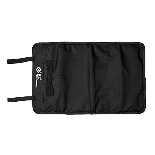 Tomshin Organizador de malas de ferramentas Oxford Canvas Chisel Rolling Pounch Vestível e à prova d