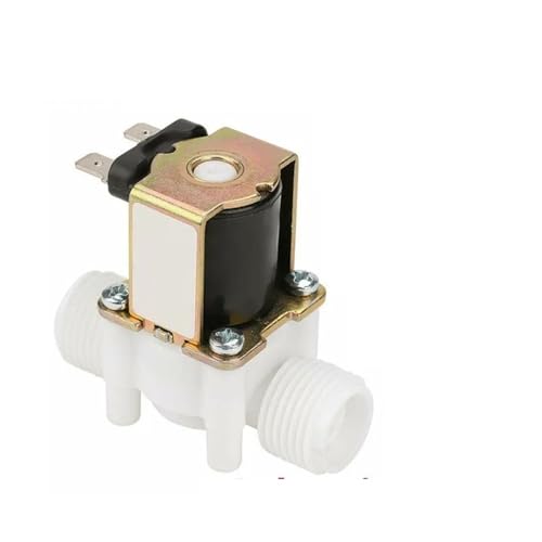 Válvula solenoide 1/2 control de agua 24V normalmente cerrada para tuberías rosca 2
