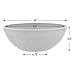 PSW Pot M25C Collection Shallow Garden Bowl Low Planter for Succulents, Bonsai, Fairy Gardens, Herbs, 10-inch, Chocolate