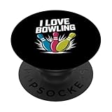 Photo Gallery spille colorate i love bowling, divertenti popsockets popgrip adesivo Photo Gallery spille colorate i love bowling, divertenti popsockets popgrip adesivo